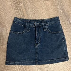 Denim Mini Skirt